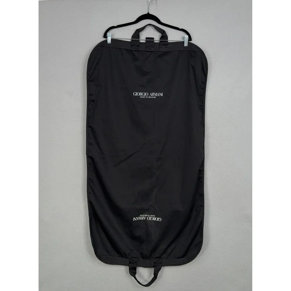 Giorgio Armani Garment Bag Mens OS Black Giorgio Armani Made To Measure Luxury